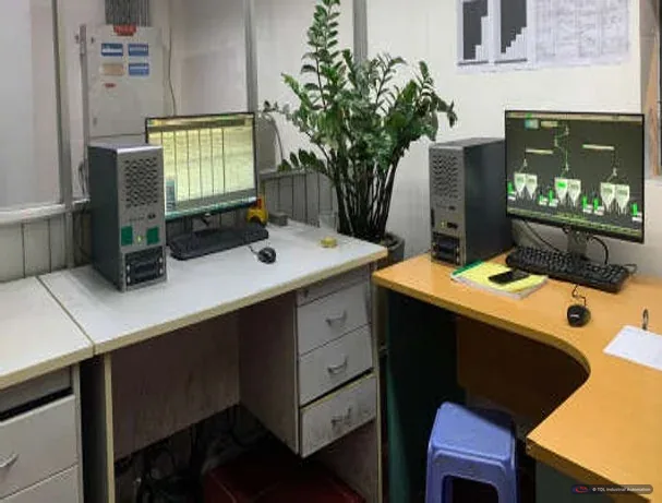 Operator stations in the control room