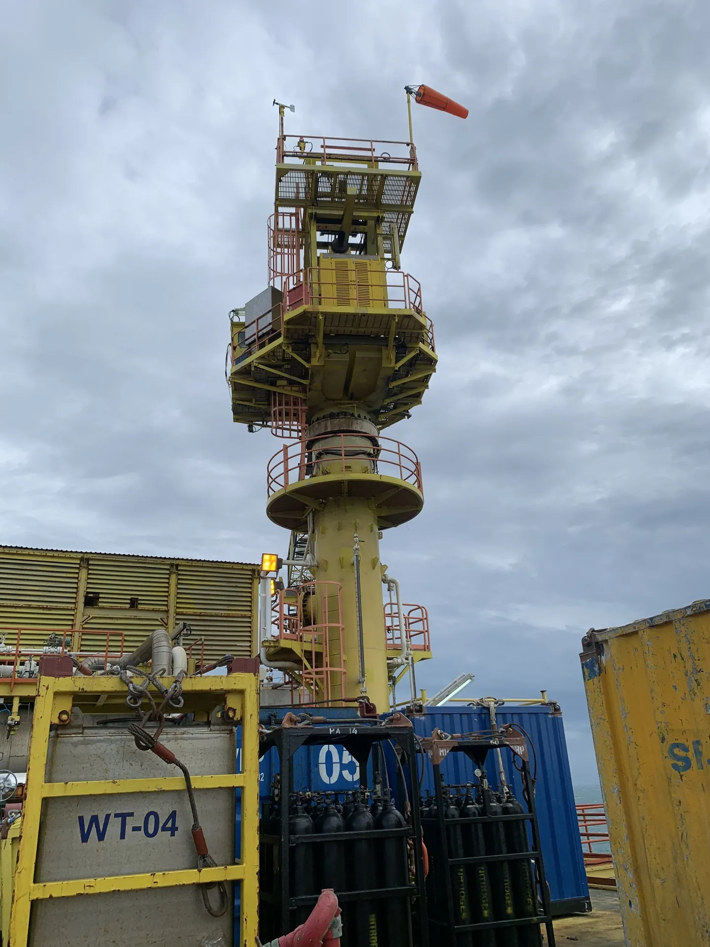 Process deck of the DMDP-A platform