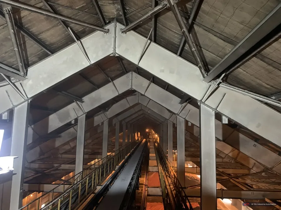 Conveyor gallery of the tripper car system