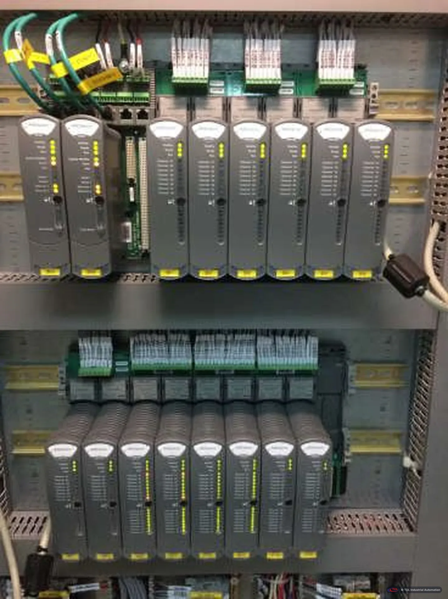 AADvance safety controller modules in the fire and gas cabinet