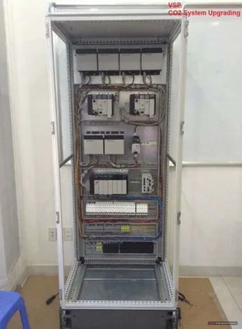 Tủ ControlLogix dự phòng của hệ điều khiển CO2