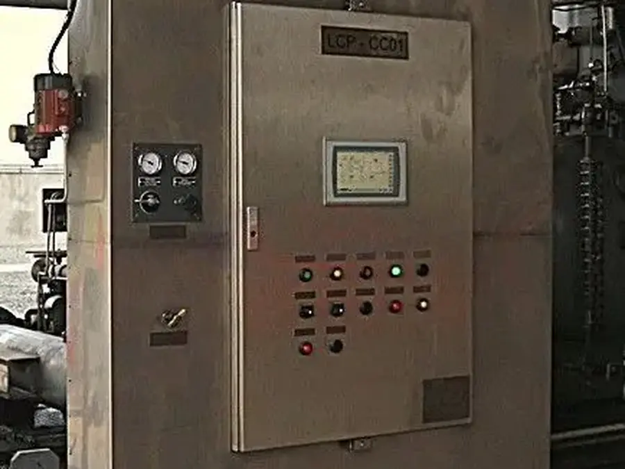 Ex-rated turbo expander control panel installed on site